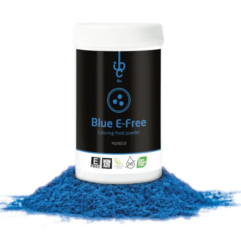 E Free Blue Powder Colours